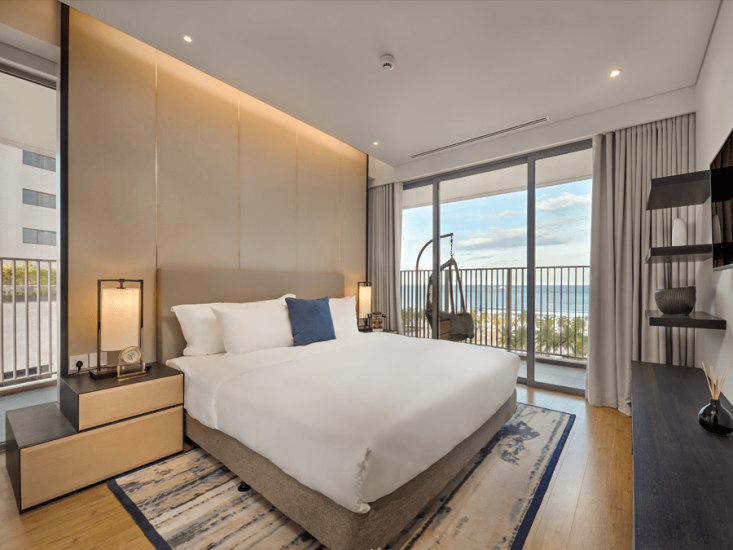 Căn hộ Wyndham Soleil Đà Nẵng chỉ 1,3 tỷ, view biển Mỹ Khê, khai thác cho thuê 35 triệu/tháng.